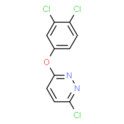 ChemSpider 2D Image | 3-Chloro-6-(3,4-dichlorophenoxy)pyridazine | C10H5Cl3N2O