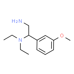 ChemSpider 2D Image | N-[2-amino-1-(3-methoxyphenyl)ethyl]-N,N-diethylamine | C13H22N2O