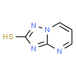 ChemSpider 2D Image | [1,2,4]triazolo[1,5-a]pyrimidine-2-thiol | C5H4N4S