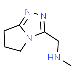ChemSpider 2D Image | 1-(6,7-Dihydro-5H-pyrrolo[2,1-c][1,2,4]triazol-3-yl)-N-methylmethanamine | C7H12N4