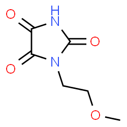 ChemSpider 2D Image | 1-(2-Methoxyethyl)-2,4,5-imidazolidinetrione | C6H8N2O4