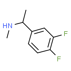 ChemSpider 2D Image | 1-(3,4-Difluorophenyl)-N-methylethanamine | C9H11F2N