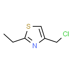 ChemSpider 2D Image | 4-(Chloromethyl)-2-ethylthiazole | C6H8ClNS