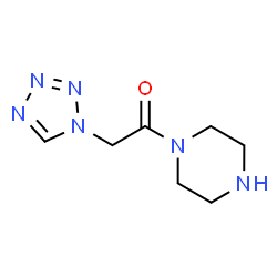 ChemSpider 2D Image | 1-(1H-tetrazol-1-ylacetyl)piperazine | C7H12N6O