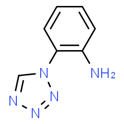 ChemSpider 2D Image | 2-(1H-Tetrazol-1-yl)aniline | C7H7N5