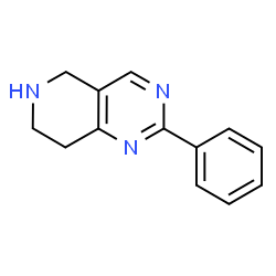 ChemSpider 2D Image | 2-Phenyl-5,6,7,8-tetrahydropyrido[4,3-d]pyrimidine | C13H13N3