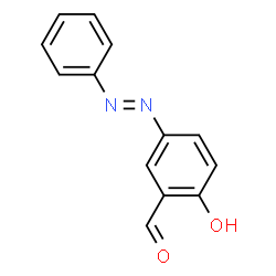 ChemSpider 2D Image | 2-HYDROXY-5-PHENYLAZO-BENZALDEHYDE | C13H10N2O2