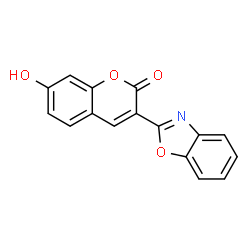 ChemSpider 2D Image | 3-(2-benzoxazoyl)umbelliferone | C16H9NO4
