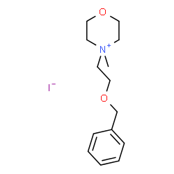 ChemSpider 2D Image | 4-[2-(Benzyloxy)ethyl]-4-methylmorpholin-4-ium iodide | C14H22INO2
