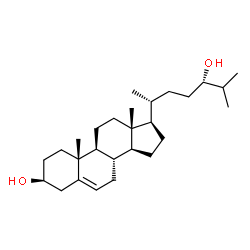 ChemSpider 2D Image | 24S-Hydroxy-cholesterol | C27H46O2