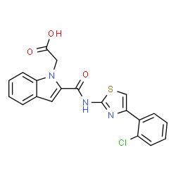 ChemSpider 2D Image | Lintitript | C20H14ClN3O3S