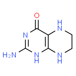 ChemSpider 2D Image | 2-amino-5,6,7,8-tetrahydropteridin-4-ol | C6H9N5O