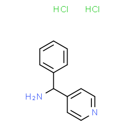 ChemSpider 2D Image | 1-Phenyl-1-(4-pyridinyl)methanamine dihydrochloride | C12H14Cl2N2