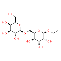 ChemSpider 2D Image | Ethyl 6-O-beta-D-galactopyranosyl-beta-D-galactopyranoside | C14H26O11