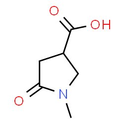 ChemSpider 2D Image | 1-METHYL-4-CARBOXY-2-PYRROLIDONE | C6H9NO3