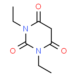ChemSpider 2D Image | Diethyl-barbituric acid | C8H12N2O3