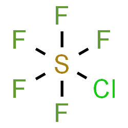 ChemSpider 2D Image | Chloro(pentafluoro)-lambda~6~-sulfane | ClF5S