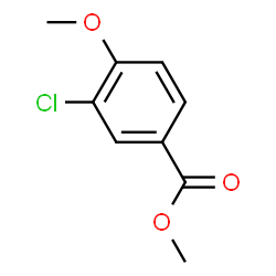 ChemSpider 2D Image | Methyl3-chloro-4-methoxybenzoate | C9H9ClO3