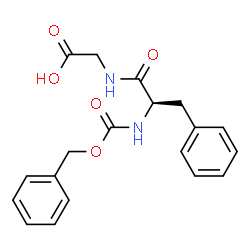 ChemSpider 2D Image | N-[(Benzyloxy)carbonyl]-D-phenylalanylglycine | C19H20N2O5