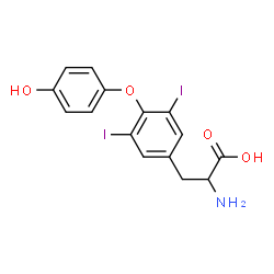 ChemSpider 2D Image | DL-Diiodothyronine | C15H13I2NO4