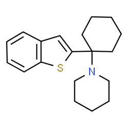 ChemSpider 2D Image | Benocyclidine | C19H25NS