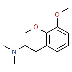 ChemSpider 2D Image | 2-(2,3-Dimethoxyphenyl)-N,N-dimethylethanamine | C12H19NO2