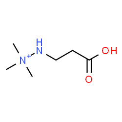 ChemSpider 2D Image | 2-(2-Carboxyethyl)-1,1,1-trimethylhydrazinium | C6H15N2O2