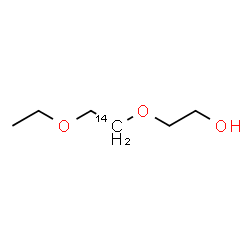 ChemSpider 2D Image | 2-{[2-Ethoxy(1-~14~C)ethyl]oxy}ethanol | C514CH14O3