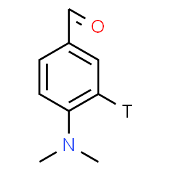 ChemSpider 2D Image | 4-(Dimethylamino)(3-~3~H)benzaldehyde | C9H10TNO