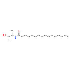 ChemSpider 2D Image | N-[2-Hydroxy(1,2-~3~H_2_)ethyl]hexadecanamide | C18H35T2NO2