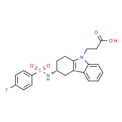 ChemSpider 2D Image | Ramatroban | C21H21FN2O4S