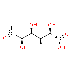ChemSpider 2D Image | L-(1,6-~13~C_2_)Iduronic acid | C413C2H10O7