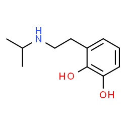 ChemSpider 2D Image | 3-[2-(Isopropylamino)ethyl]-1,2-benzenediol | C11H17NO2