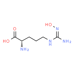 ChemSpider 2D Image | N-OMEGA-HYDROXY-L-ARGININE | C6H14N4O3