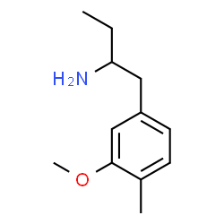 ChemSpider 2D Image | 1-(3-Methoxy-4-methylphenyl)-2-butanamine | C12H19NO