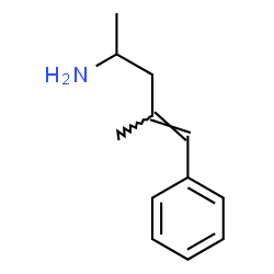 ChemSpider 2D Image | (4E)-4-Methyl-5-phenyl-4-penten-2-amine | C12H17N