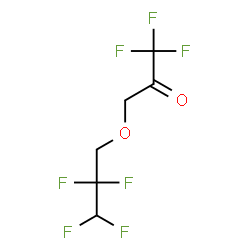 ChemSpider 2D Image | 1,1,1-Trifluoro-3-(2,2,3,3-tetrafluoropropoxy)acetone | C6H5F7O2