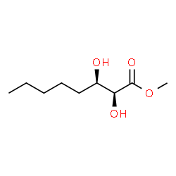 ChemSpider 2D Image | Methyl (2S,3R)-2,3-dihydroxyoctanoate | C9H18O4