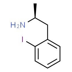 ChemSpider 2D Image | (2S)-1-(2-Iodophenyl)-2-propanamine | C9H12IN