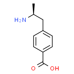 ChemSpider 2D Image | 4-[(2S)-2-Aminopropyl]benzoic acid | C10H13NO2