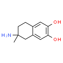 ChemSpider 2D Image | 6-Amino-6-methyl-5,6,7,8-tetrahydro-2,3-naphthalenediol | C11H15NO2