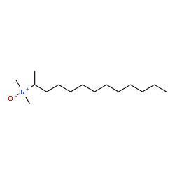 ChemSpider 2D Image | Dimethyl(2-tridecanyl)amine oxide | C15H33NO