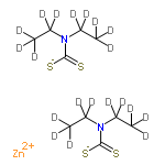 InChI=1/2C5H11NS2.Zn/c2*1-3-6(4-2)5(7)8;/h2*3-4H2,1-2H3,(H,7,8);/q;;+2/p-2/i2*1D3,2D3,3D2,4D2;