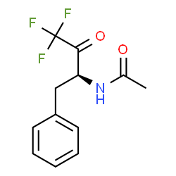 ChemSpider 2D Image | N-[(2S)-4,4,4-Trifluoro-3-oxo-1-phenyl-2-butanyl]acetamide | C12H12F3NO2