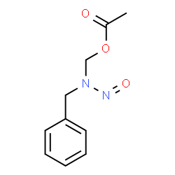 ChemSpider 2D Image | [Benzyl(nitroso)amino]methyl acetate | C10H12N2O3