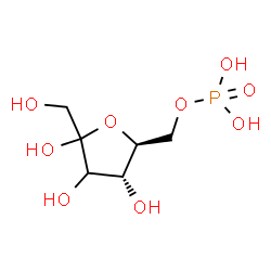 ChemSpider 2D Image | (3xi)-6-O-Phosphono-L-erythro-hex-2-ulofuranose | C6H13O9P