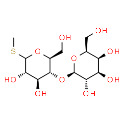 ChemSpider 2D Image | Methyl 4-O-beta-L-galactopyranosyl-1-thio-L-glucopyranoside | C13H24O10S