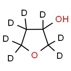 ChemSpider 2D Image | (~2~H_7_)Tetrahydro-3-furanol | C4HD7O2