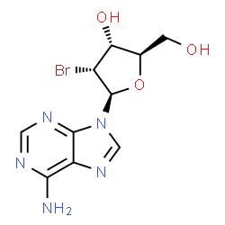 ChemSpider 2D Image | 2'-Bromo-2'-deoxyadenosine | C10H12BrN5O3
