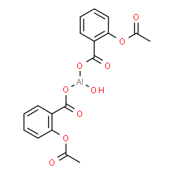 ChemSpider 2D Image | Aspirin aluminum | C18H15AlO9